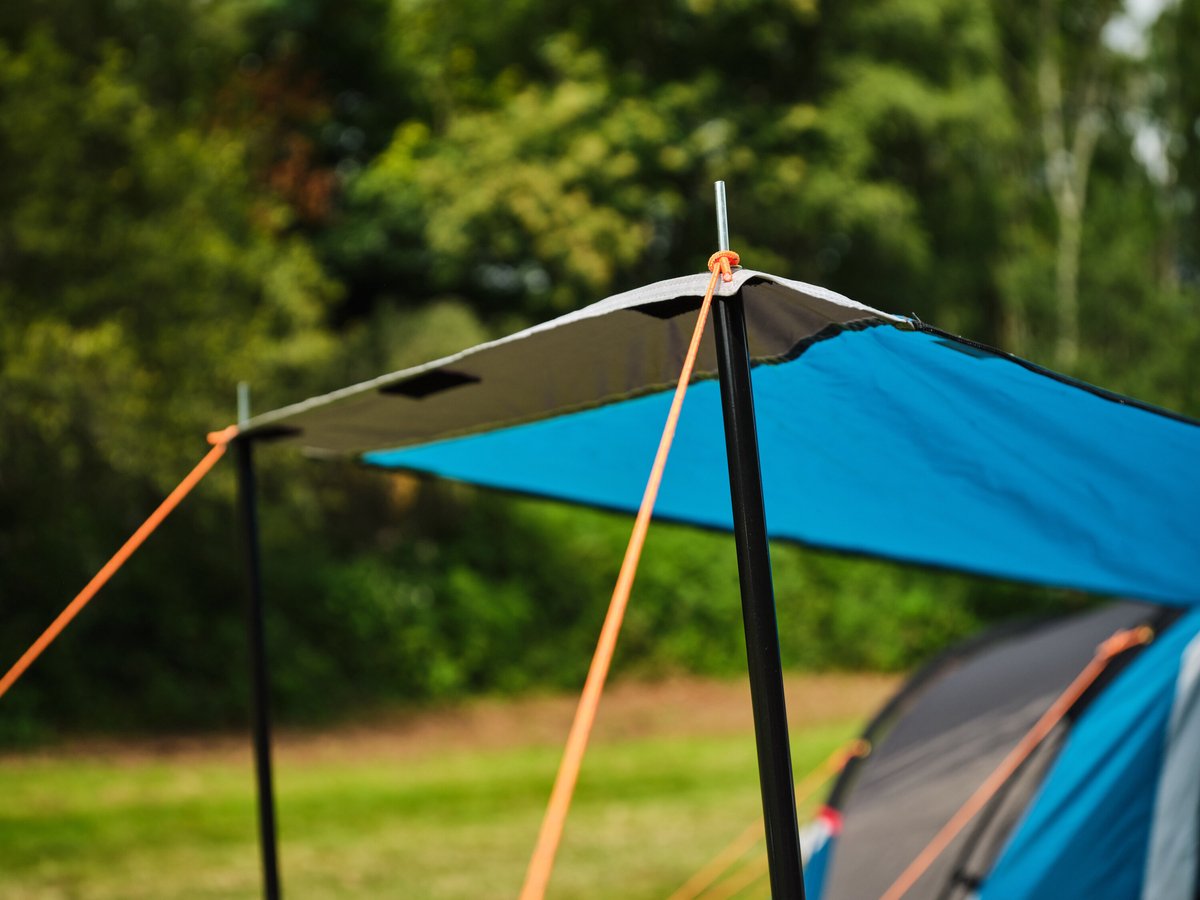 Coleman Spruce Falls 4 familietent – 4 persoons tent – 2 meter stahoogte – waterdicht en lichtgewicht – blauw/zwart – foto 6