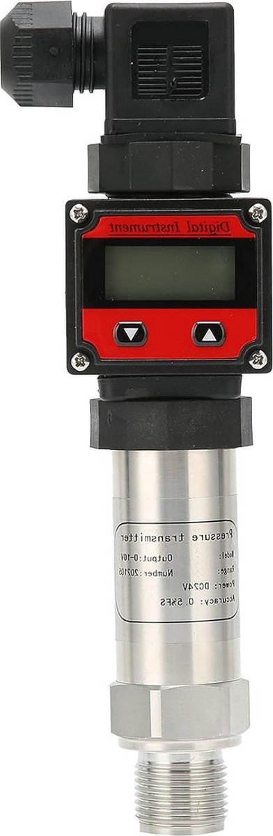 Aluminium Drukomvormer met Digitale Display Sensor voor Olie Brandstof Lucht Waterdruk - 0-10V DC24V - 0-800Kpa .