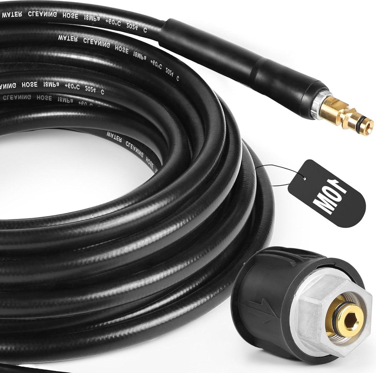 Hogedrukreiniger slang 10 m - verlengslang Quick Connect - K2 K3 K4 K5 K6 K7 - vervangende slang adapterstuk
