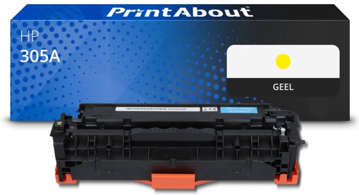 PrintAbout HP 305A (CE412A) toner geel
