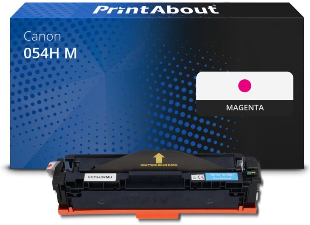 PrintAbout Huismerk Canon 054H M Toner Magenta Hoge capaciteit