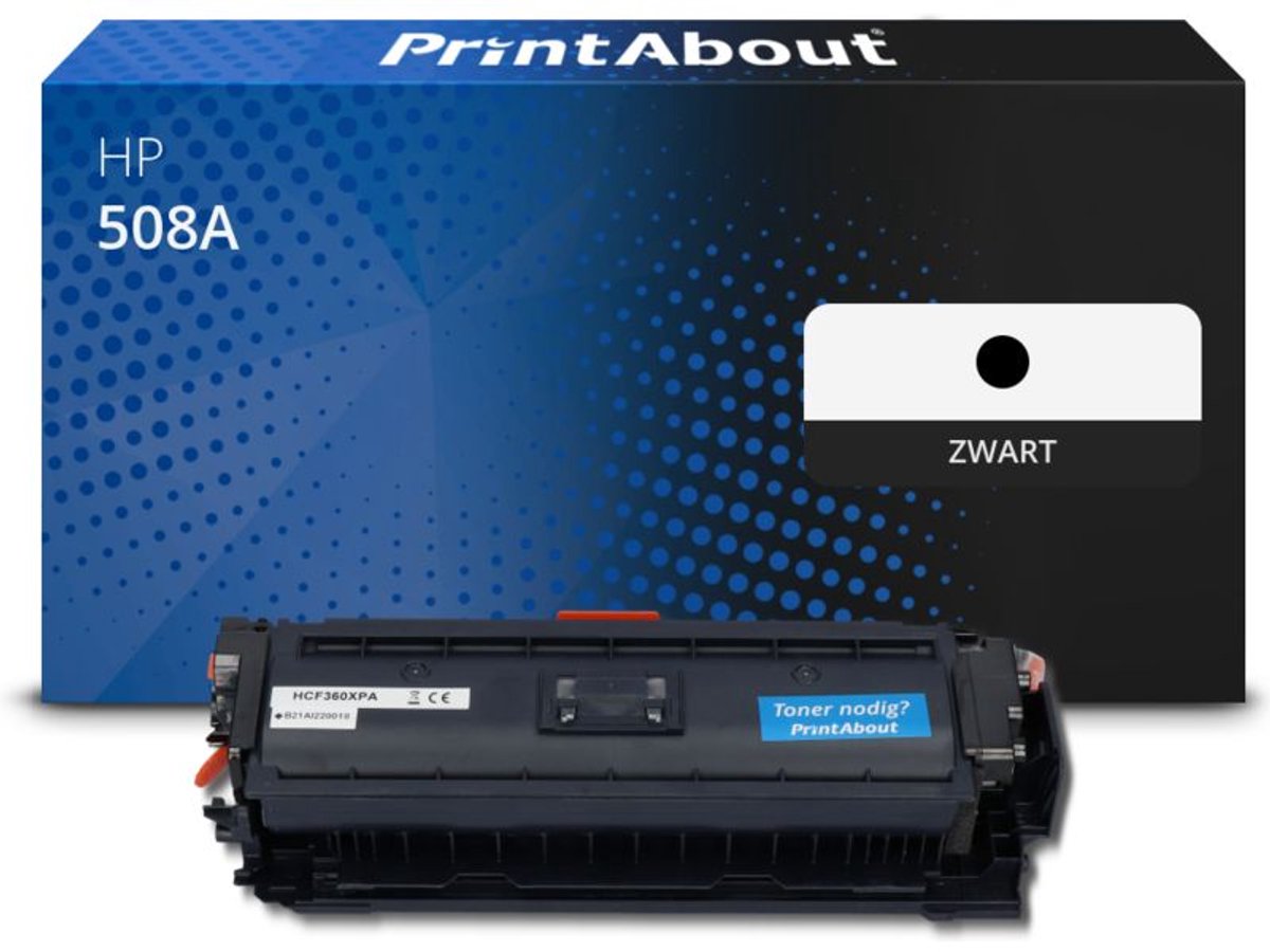 PrintAbout Huismerk HP 508A (CF360A) Toner Zwart