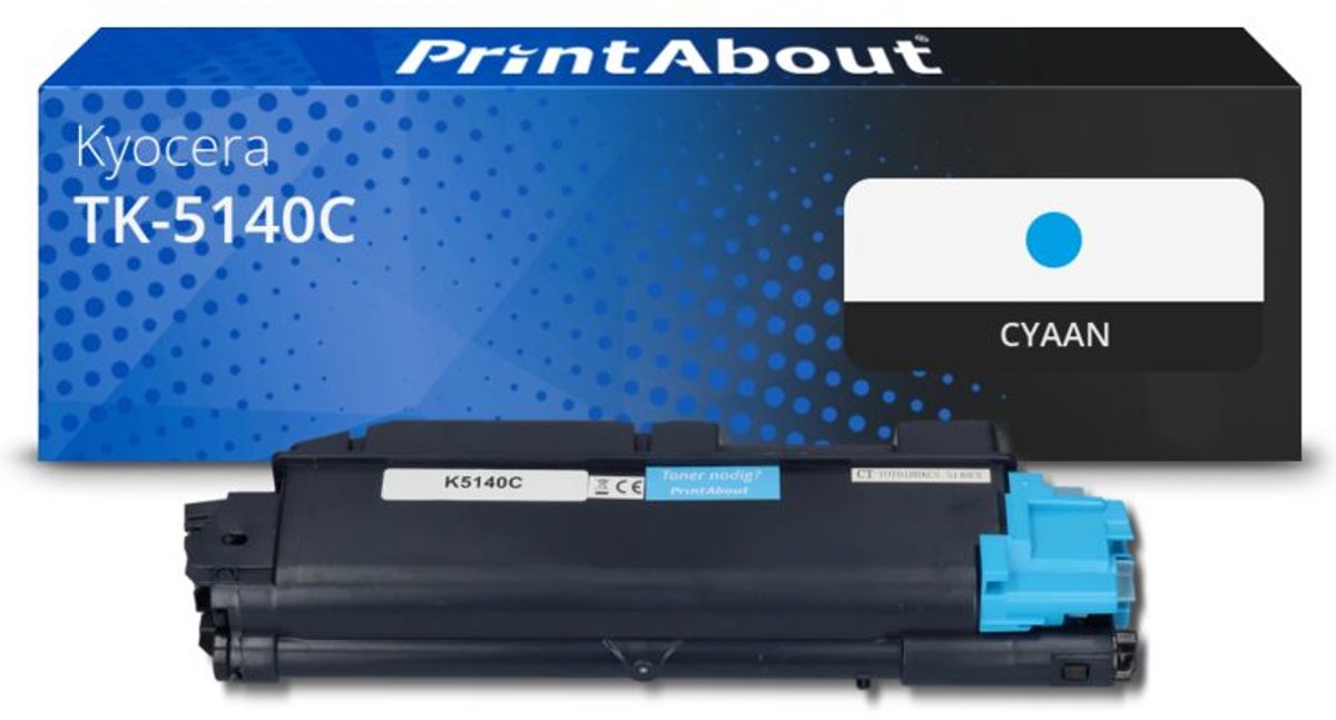 PrintAbout - Alternatief voor de PrintAbout TK-5140C / cyaan