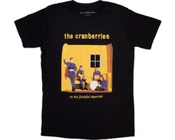 The Cranberries - Faithfully Departed Cover Heren T-shirt - S - Zwart