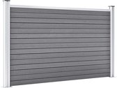 Bol.com vidaXL Schutting 526x106 cm HKC grijs Schutting Panelen - Houten Schutting - Kunststof Schutting - Composiet Schutting -... aanbieding