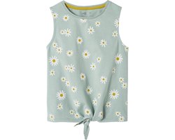 Vertbaudet Bedrukte tanktop met knoop voor meisjes