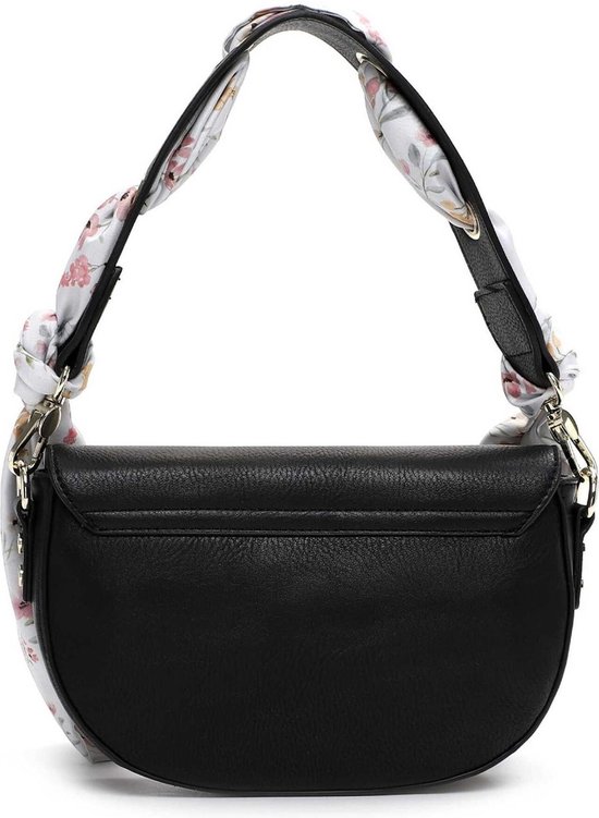Tamaris Sac à épaule bandoulière Fabia Handbag with Flap Black Noir