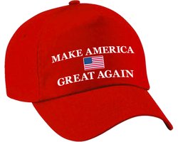 Bellatio Decorations Carnaval verkleed pet president - Make America great again - Donald Trump - volwassenen