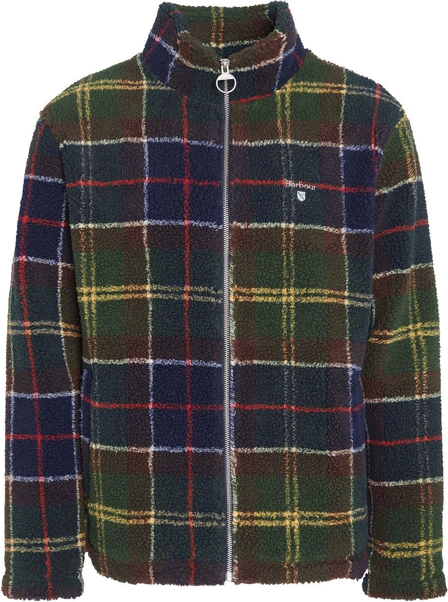 Barbour Tartan Sherpa Fleece Vest Multicolour - Maat M - Heren