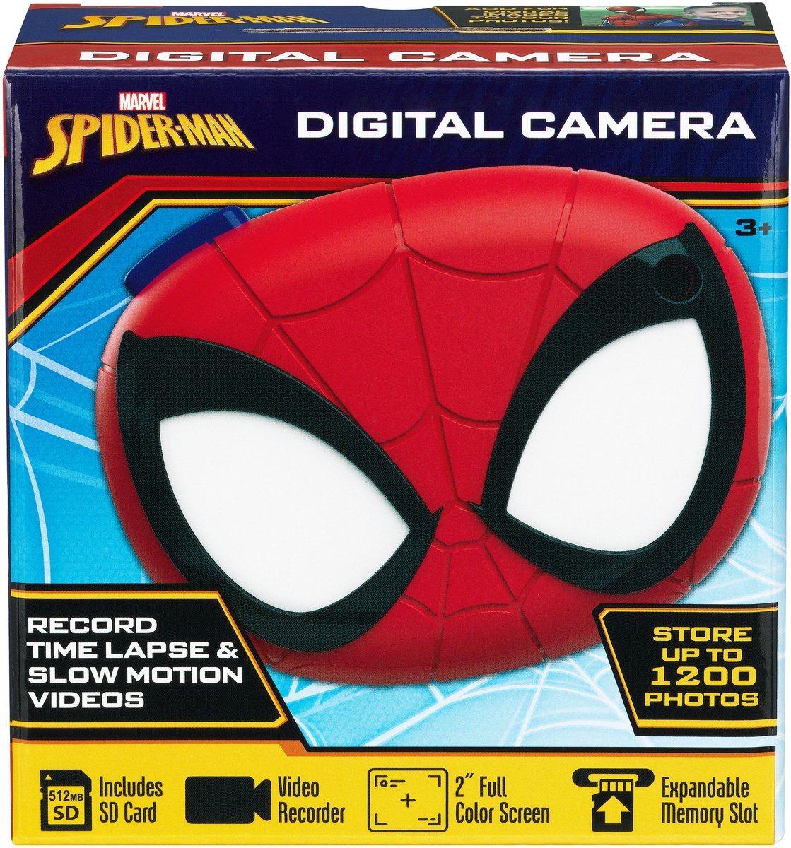 Spiderman - digitale camera - met opslagkaart - kleurenscherm - polsbandje thumbnail 6