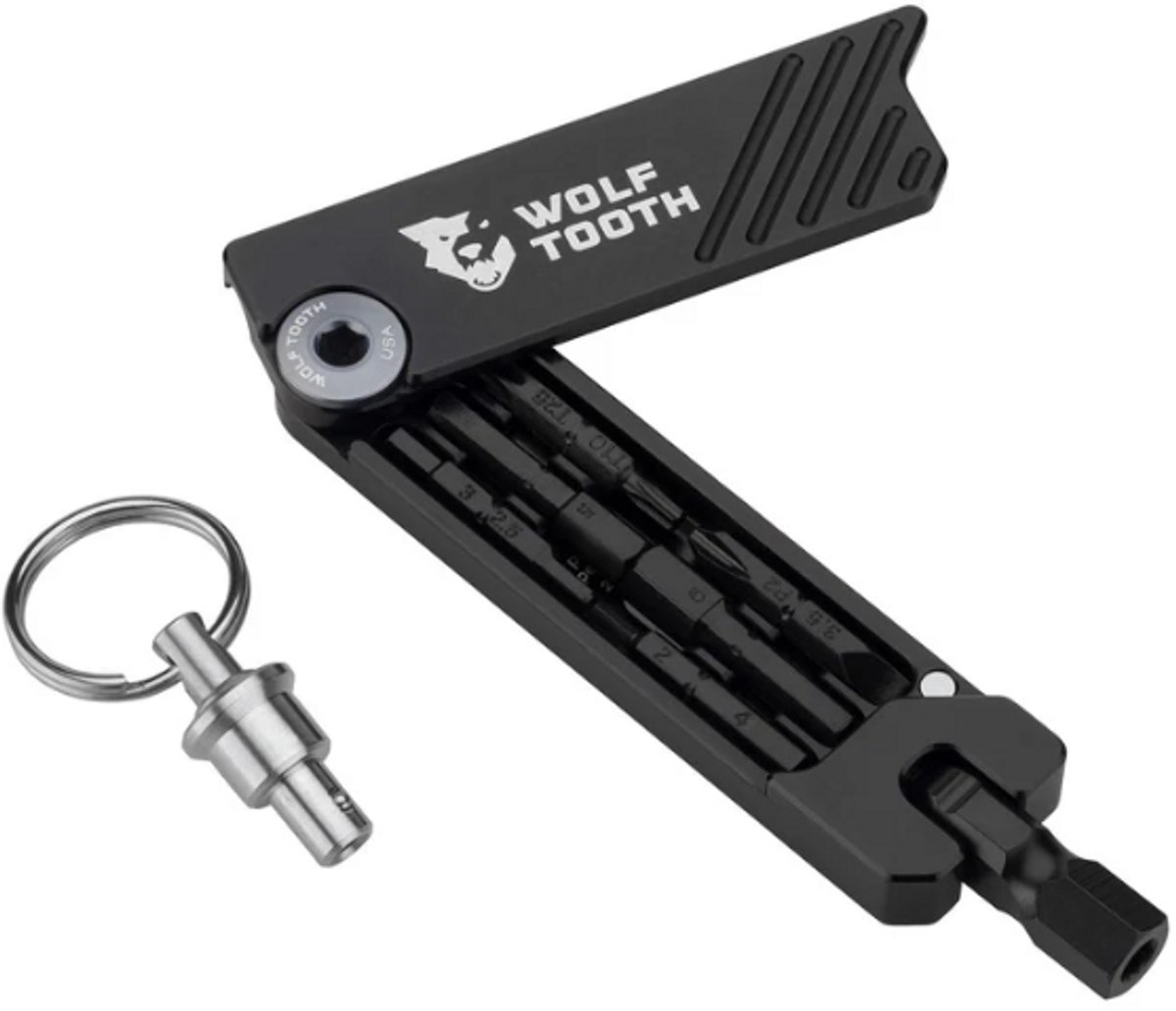 Wolf Tooth 6-bit hex wrench zilver - multi-tool - toolset