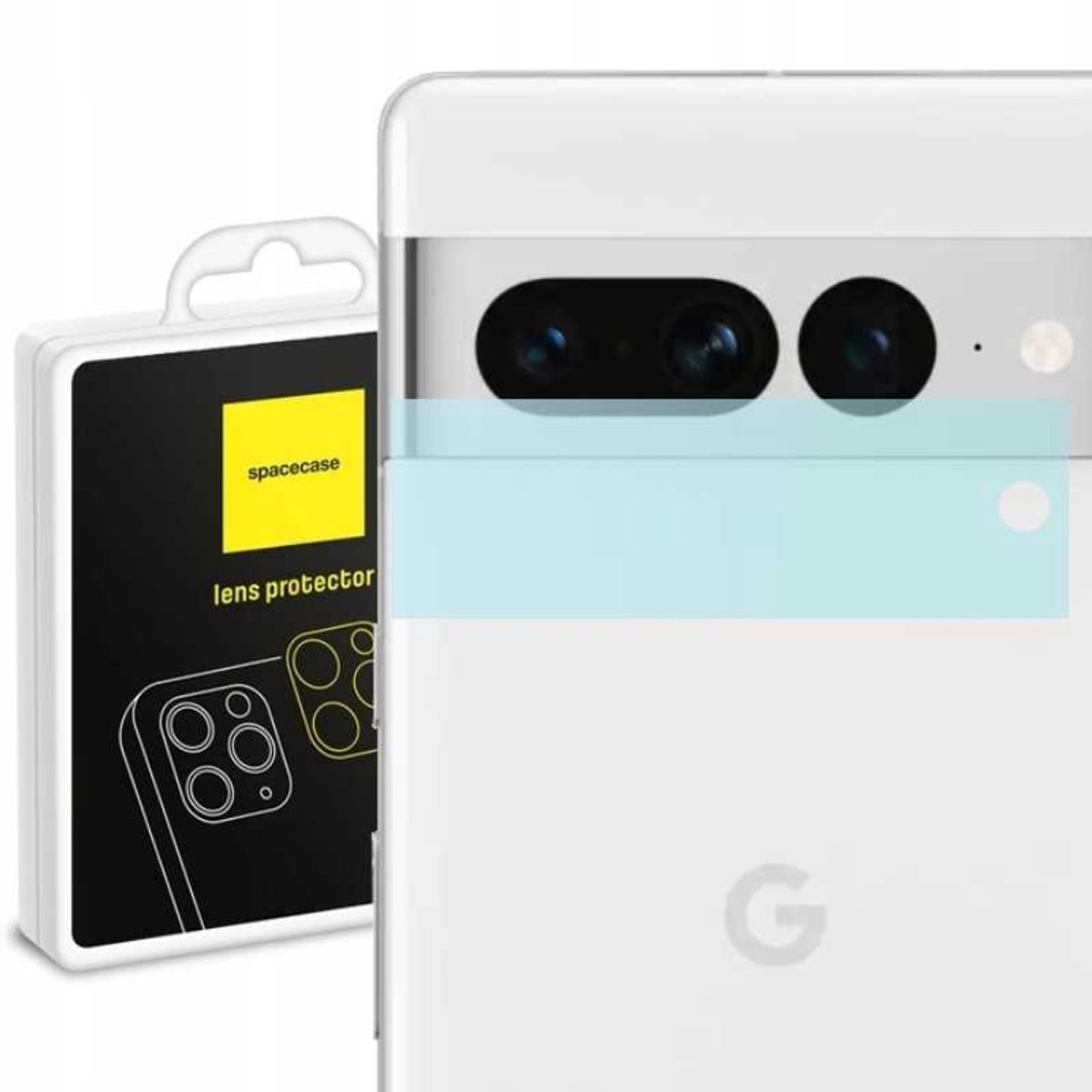 Spacecase Gehard Glas Voor Google Pixel 7 Beschermende Cameraglas