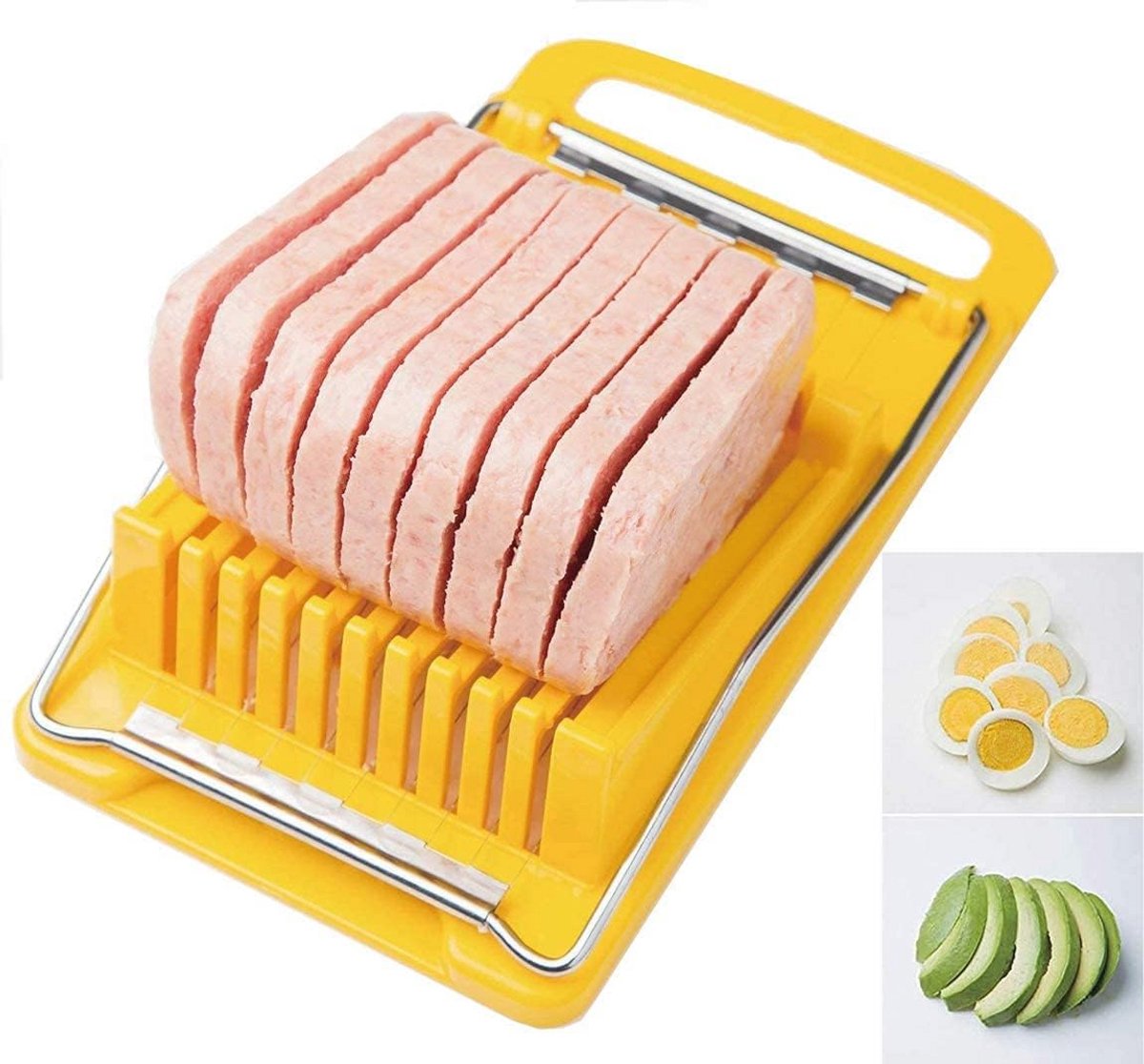 Snijmachine voor Perfecte Plakjes: Ideaal voor Spam, Lunchvlees en Gekookte Eieren