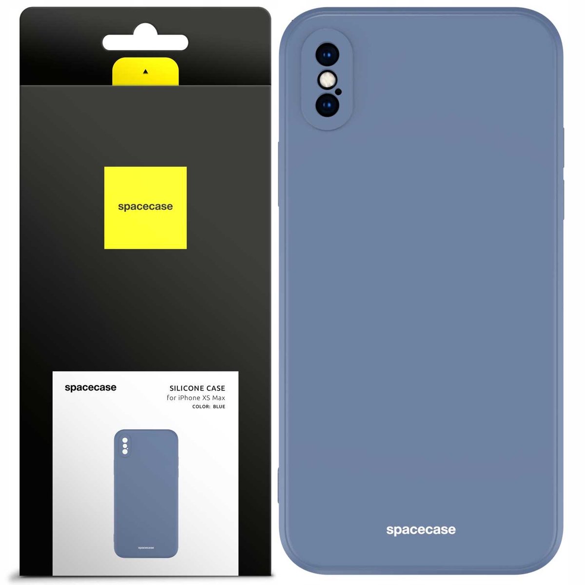 Spacecase Siliconen Hoesje Voor Iphone Xs Max Blauwe Beschermhoes