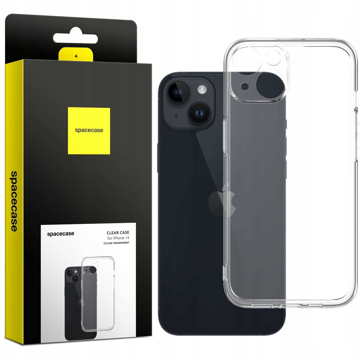 Spacecase Case Transparante Hoes Voor Iphone 14 Bescherming