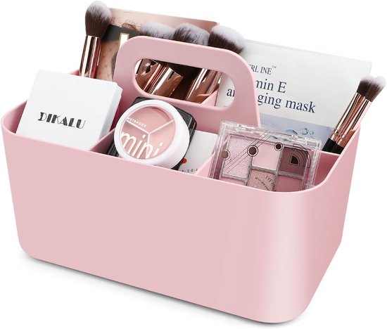 Foto: Draagbare organizer multifunctionele mand organizer voor kruik en containers stapelbare kunststof mand met handvat reinigingsmand wordt in kantooren klaslokalen en winkelen enz gebruikt