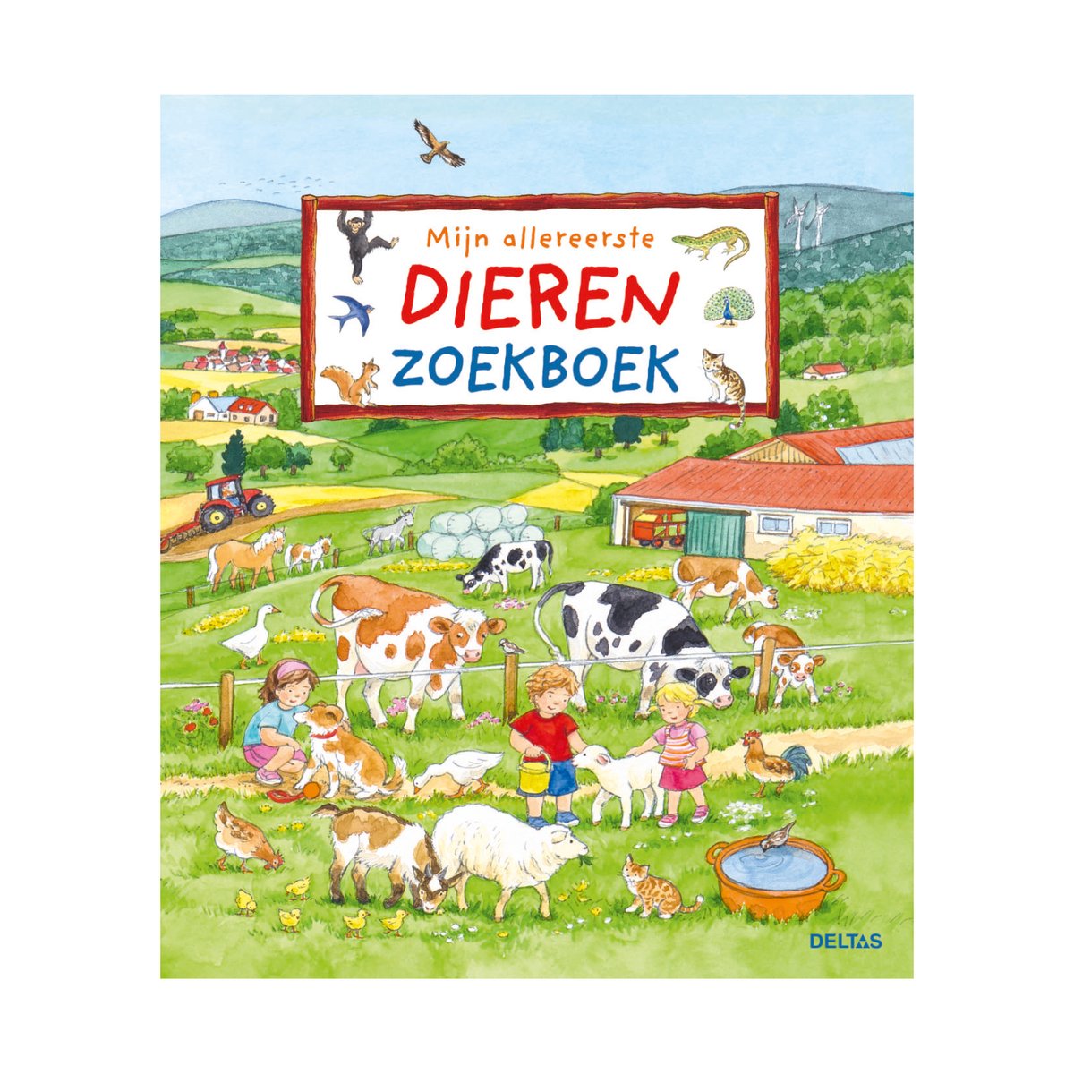 Omslag van Deltas - Mijn Allereerste Dieren Zoekboek