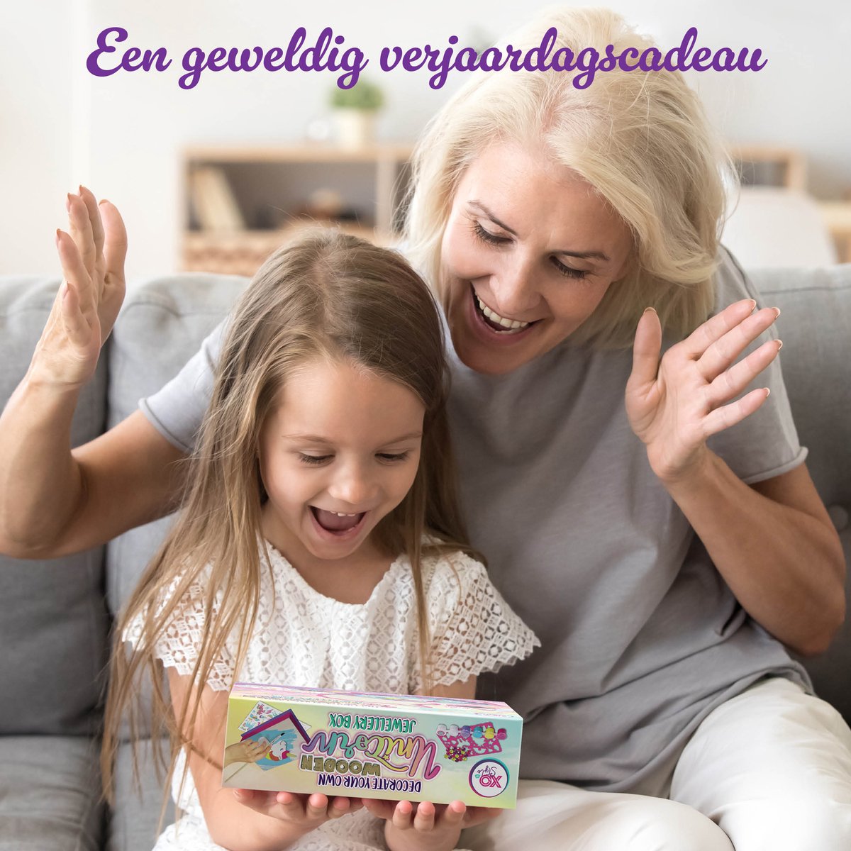 Unicorn Knutselen voor Kinderen - Schilder- en Modepakket met Sieradendoosje, Inclusief Tekenpakketten, Stickers en Pixelpakketten - Joya Creative — afbeelding 7