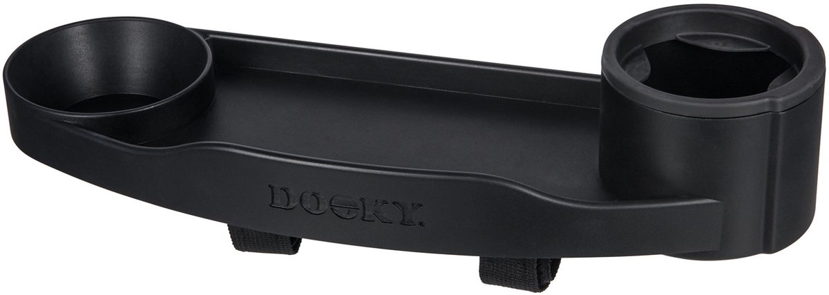 Dooky Stroller Snack & Activity Tray - Eet en speel tray voor de kinderwagen en buggy - Zwart