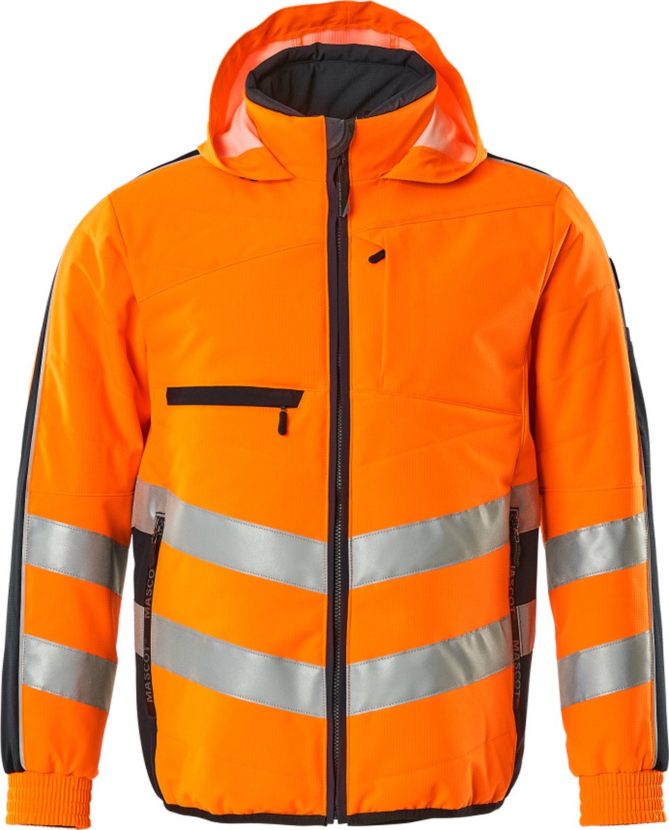 Mascot Safe Supreme Jas 15515-249 hi-vis /donkermarine Oranje