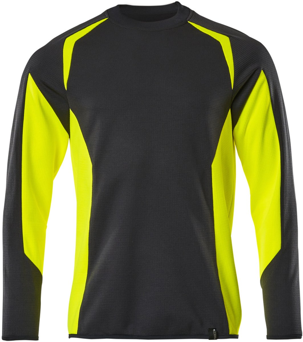 Mascot Accelerate Safe Sweatshirt 22084-781 - Zwart/hi-vis geel - 2XL