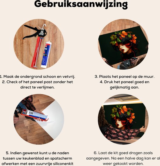 Crédence de Cuisinière en Aluminium 70x50 cm - Femme - Rouge - Vert - Raisins - Écran Pare-éclaboussures pour Plaque de Cuisson - Protection Murale