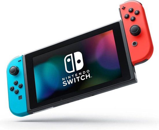 Nintendo Switch Console - Blauw/Rood - Verbeterde accuduur - TV