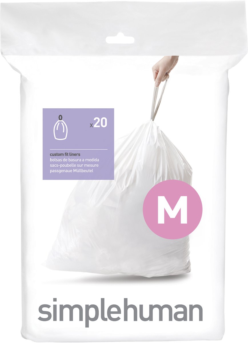 Simplehuman Afvalzak Code M - 45 l - 20 stuks