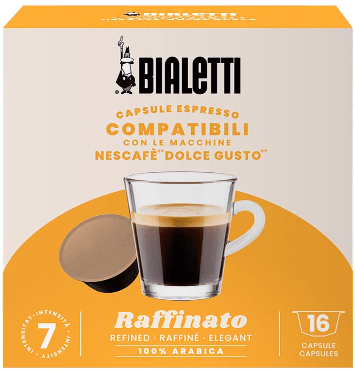 Goedkoopste Bialetti Raffinato - Nescafe Dolce Gusto Compatible Capsules - 96 koffiecups