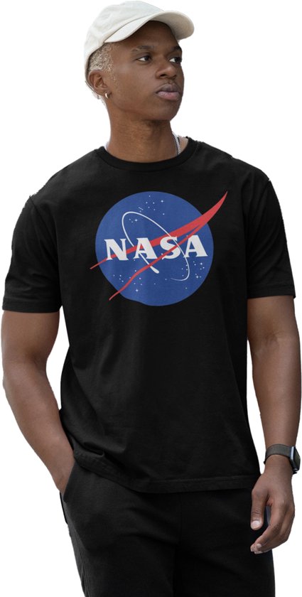 NASA Logo Black T-Shirt L