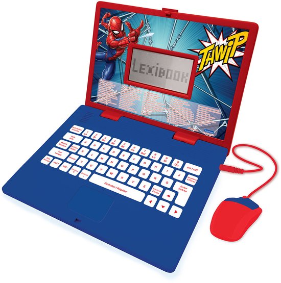 Spiderman Laptop met 124 activiteiten FR/NL Spiderman Laptop met 124 activiteiten FR/NL