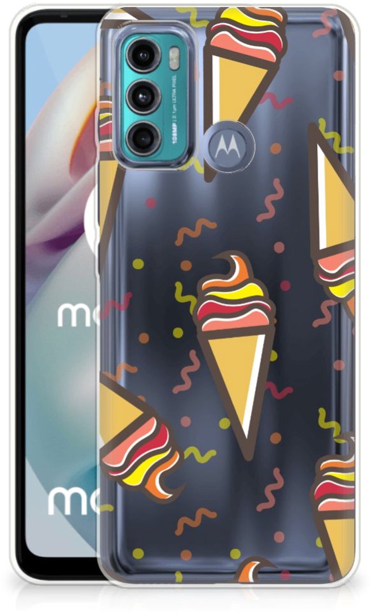 Motorola Moto G60 Siliconen Case Icecream