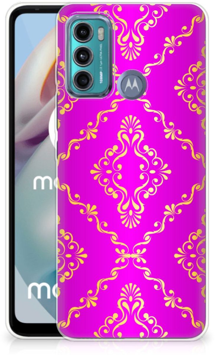 Siliconen Hoesje Motorola Moto G60 Barok Roze