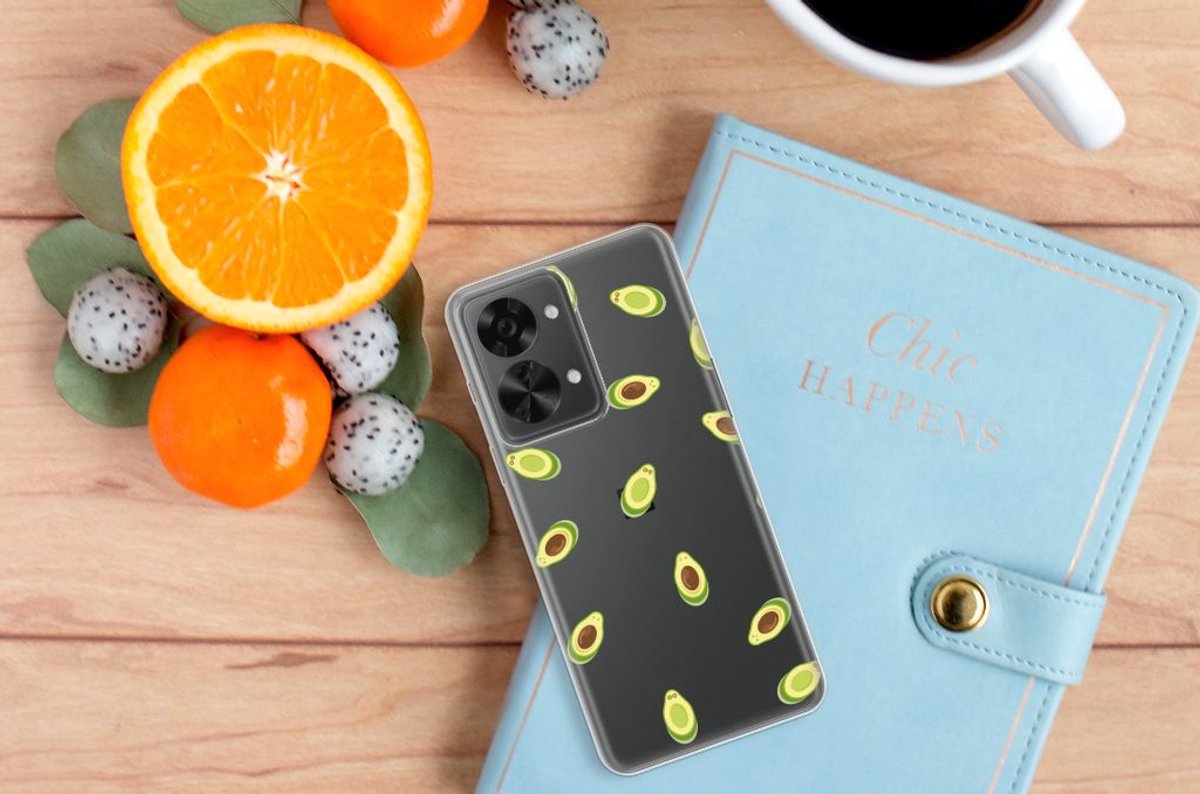 OnePlus Nord 2T Siliconen Case Avocado
