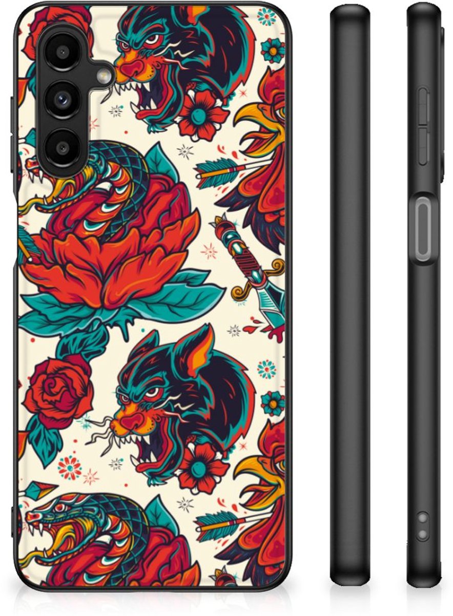 Silicone Back Case voor Samsung Galaxy A14 5G Old Skool