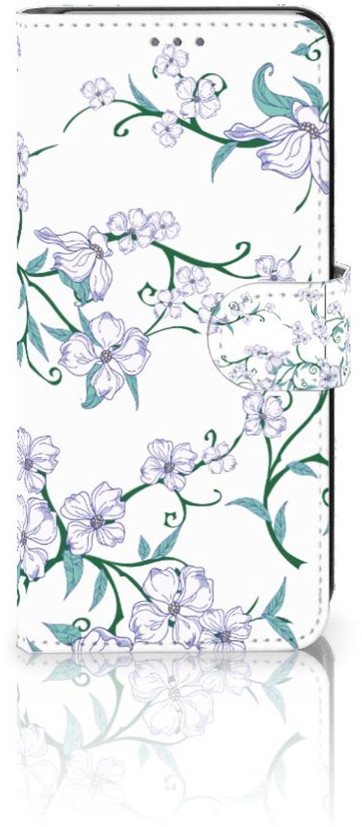 Book Case voor Motorola Edge 30 Neo Uniek Hoesje Blossom White