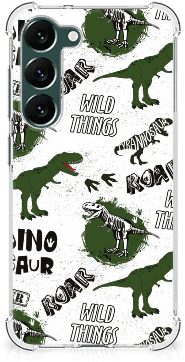Case Anti-shock voor Samsung Galaxy S23 Plus Dinosaurus