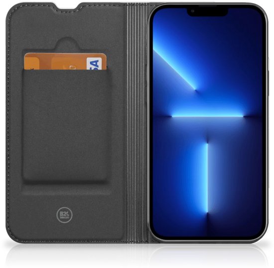 Coque Magnet Cadeau pour Papa Coque Smartphone iPhone 13 Pro Wood Béton