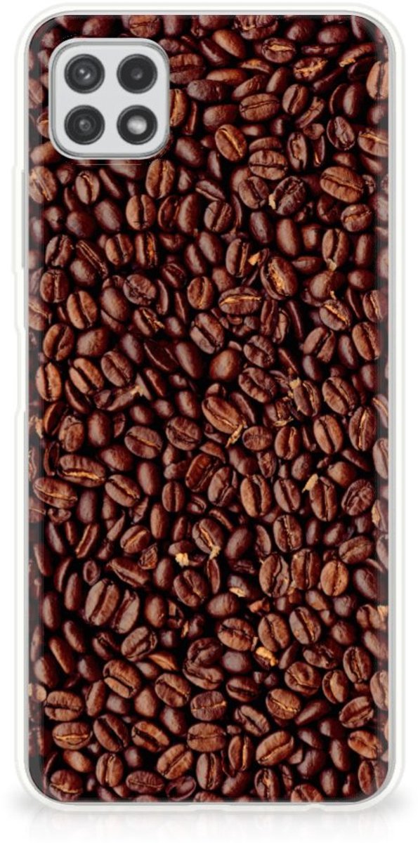 Samsung Galaxy A22 5G Siliconen Case Koffiebonen