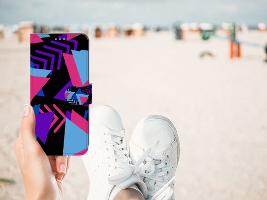 Etui pour téléphone OPPO A74 4G Etui portefeuille Design Triangle Funky