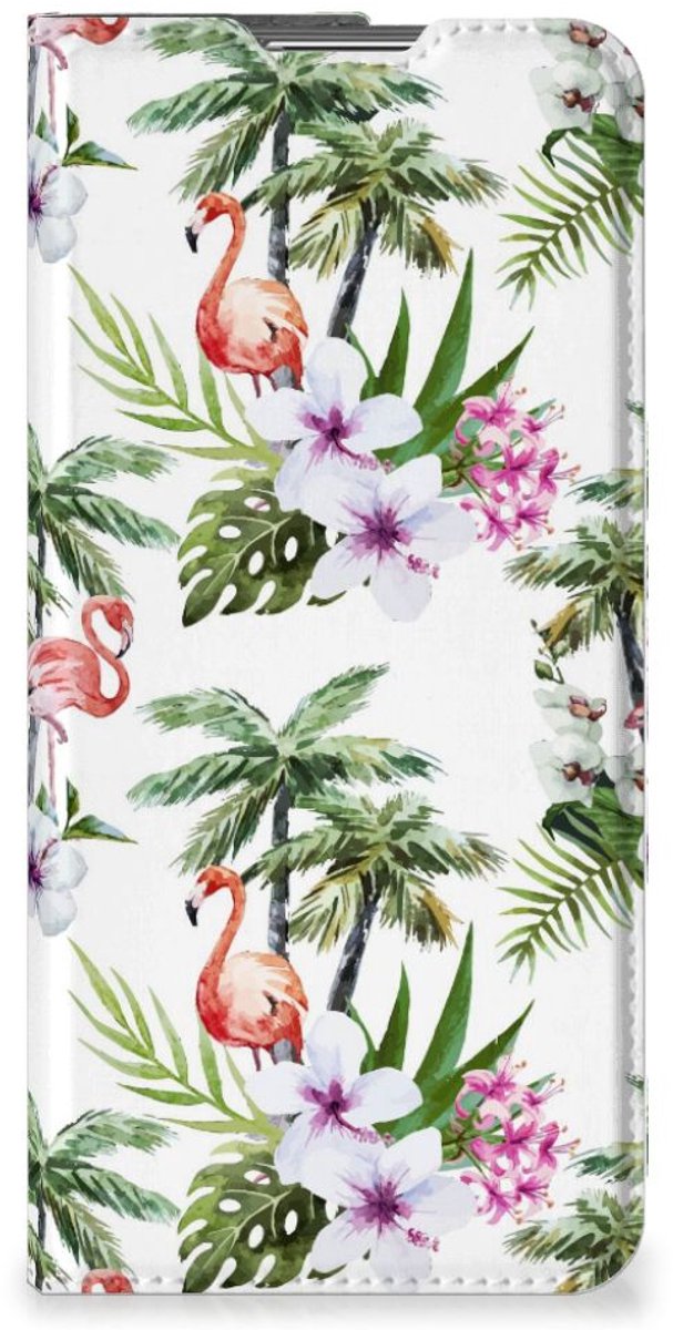 OPPO Find X5 Pro Hoesje maken Flamingo Palms