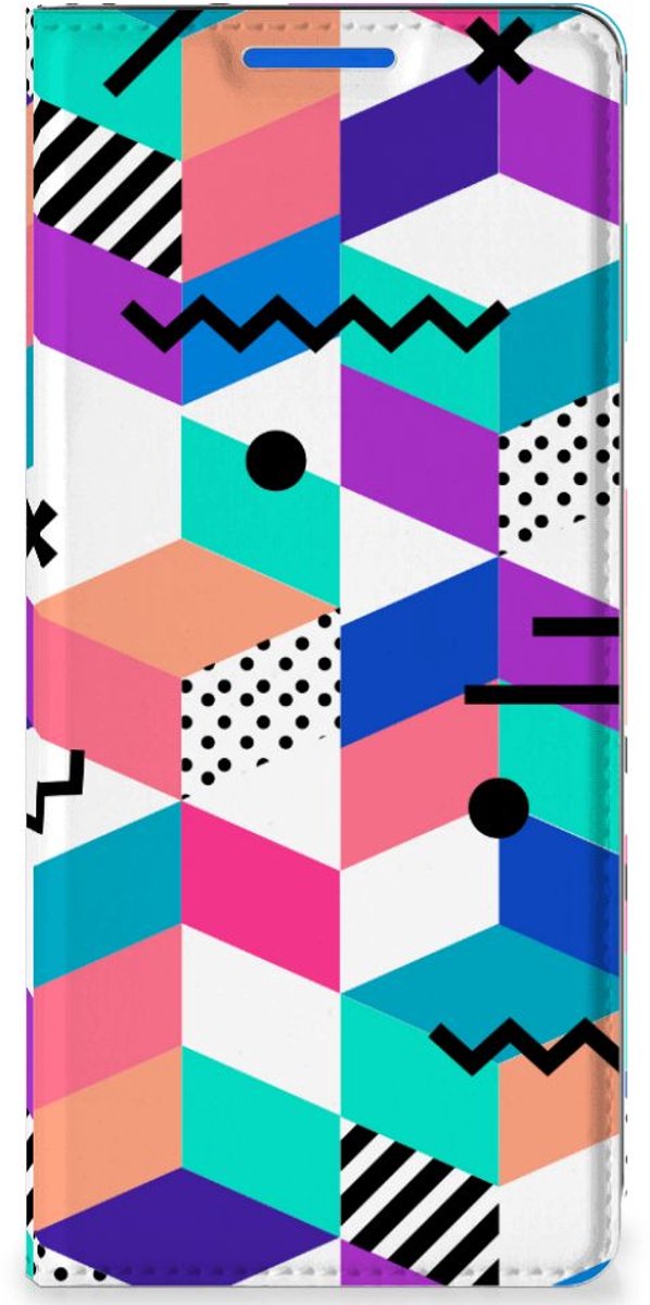 OPPO Reno 6 Pro Plus 5G Stand Case Blokken Kleurrijk