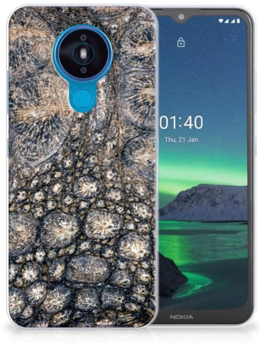 Nokia 1.4 TPU Hoesje Krokodillenprint