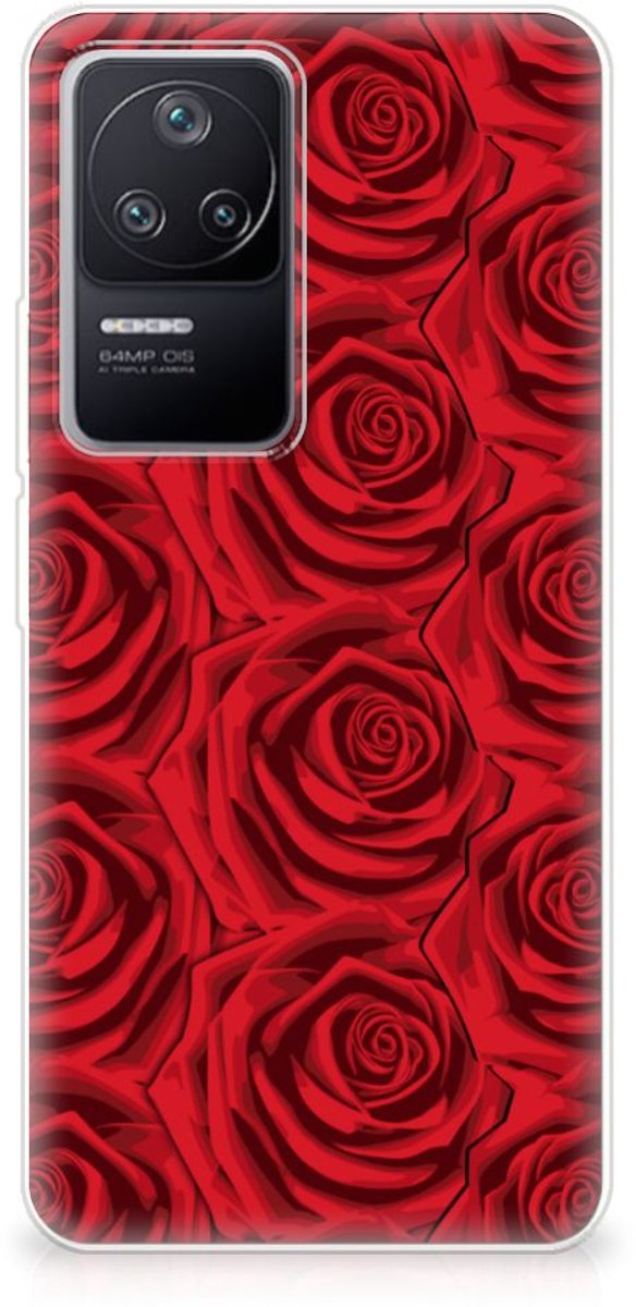 Xiaomi Poco F4 TPU Case Red Roses