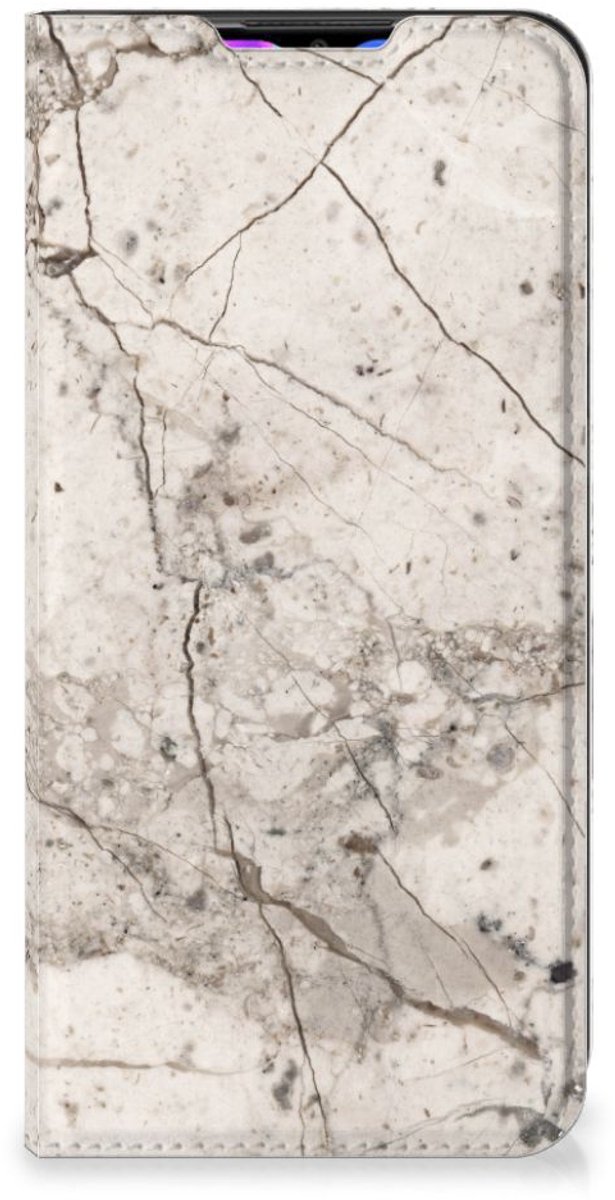 Standcase Hoesje voor Xiaomi Redmi 9 Standcase Marmer Beige
