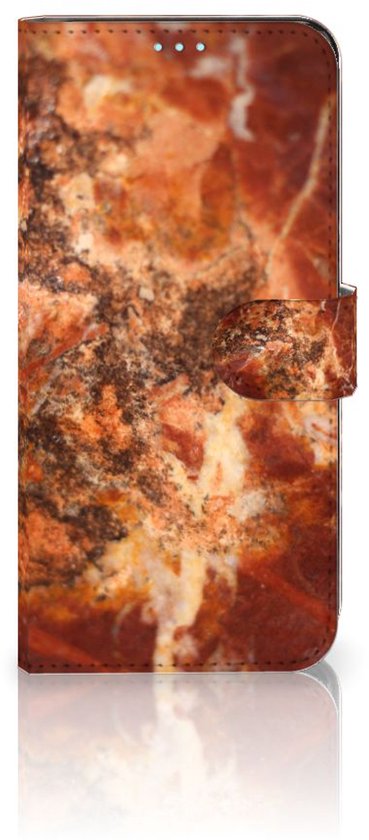 Coque Smartphone OPPO A76 | A96 Chemise Marron Marbre