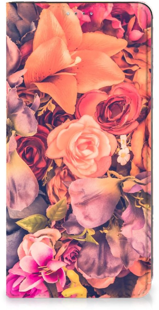 OPPO A17 Smart Cover Bosje Bloemen