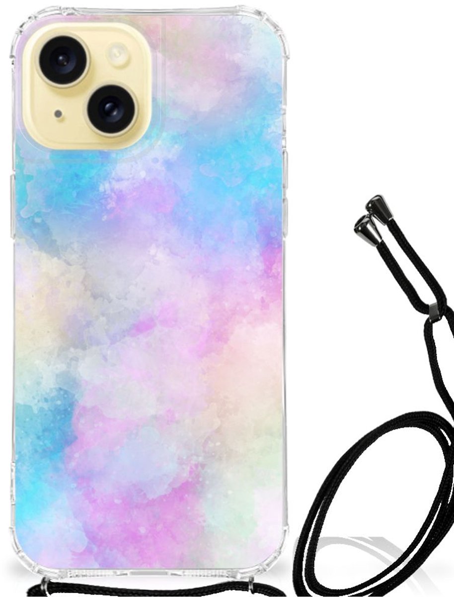 Back Cover Apple iPhone 15 Watercolor Light