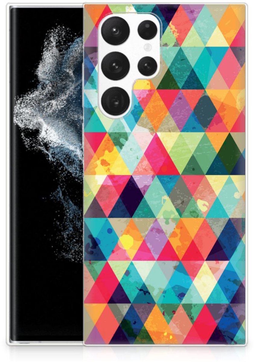 Samsung Galaxy S22 Ultra TPU bumper Geruit
