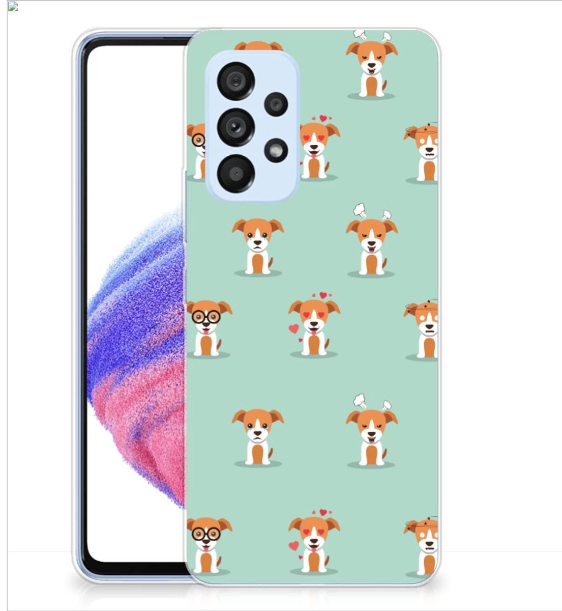 Samsung Galaxy A53 5G TPU Hoesje Pups